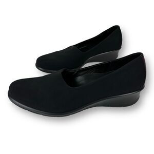 Ecco | Women’s Black Felicia Stretch Slip On Shoes | Size 8-8.5